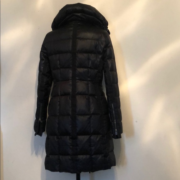 BCBG Maxazria long down  black coat - Picture 5 of 8